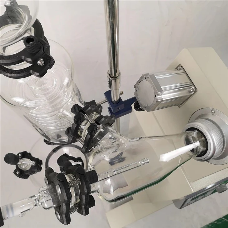 Rotary Evaporator With Chiller And Vacuum Pump
